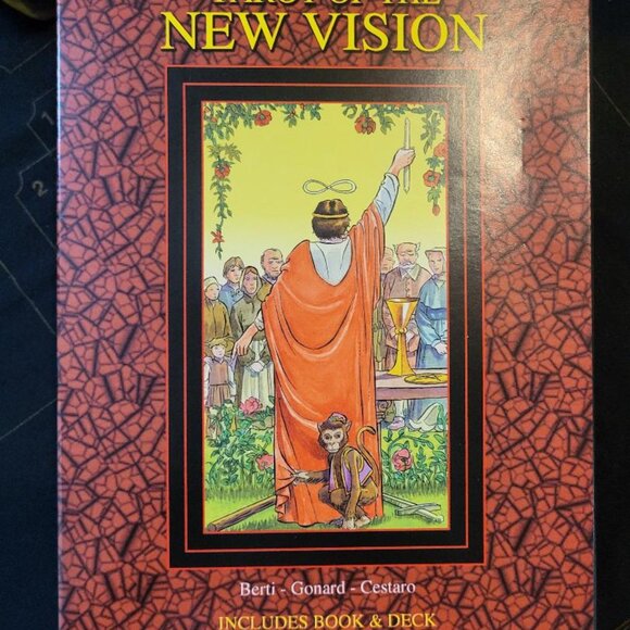 TAROT OF THE NEW VISION BOX BOOK + DECK - TAROCCHI DELLA NUOVA VISIONE BOX -New! - Picture 1 of 5